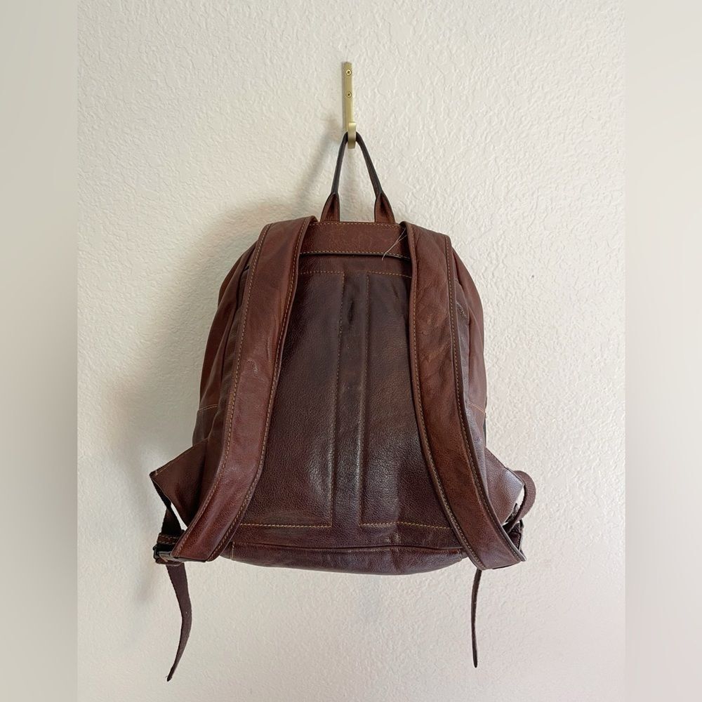 Frye Dylan Rustic Leather Extra Large Backpack In… - image 2